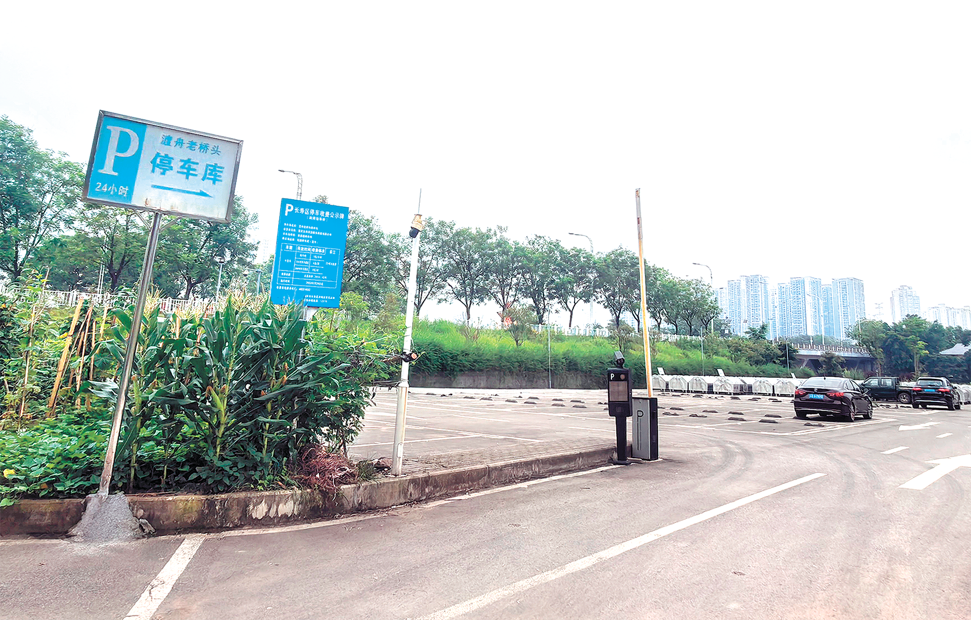 稿3:停车场免停两小时。
